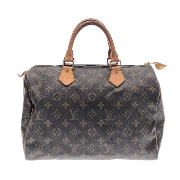 100% Authentic  LOUIS VUITTON Speedy 30 Brown Monogram Hand Bag - Picture 2 of 15